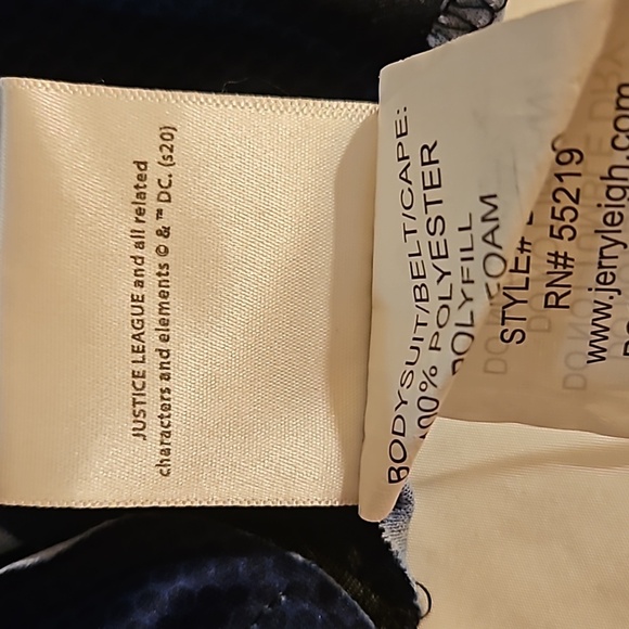 Kids' DC Comics Superman Justice League halloween costume muscle bodysuit Size L - Picture 15 of 17